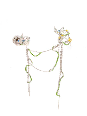 Midnight Rose Garden double rings