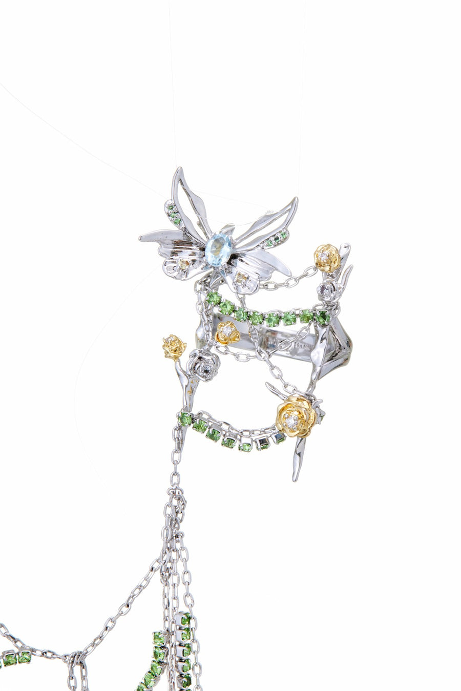 Midnight Rose Garden double rings