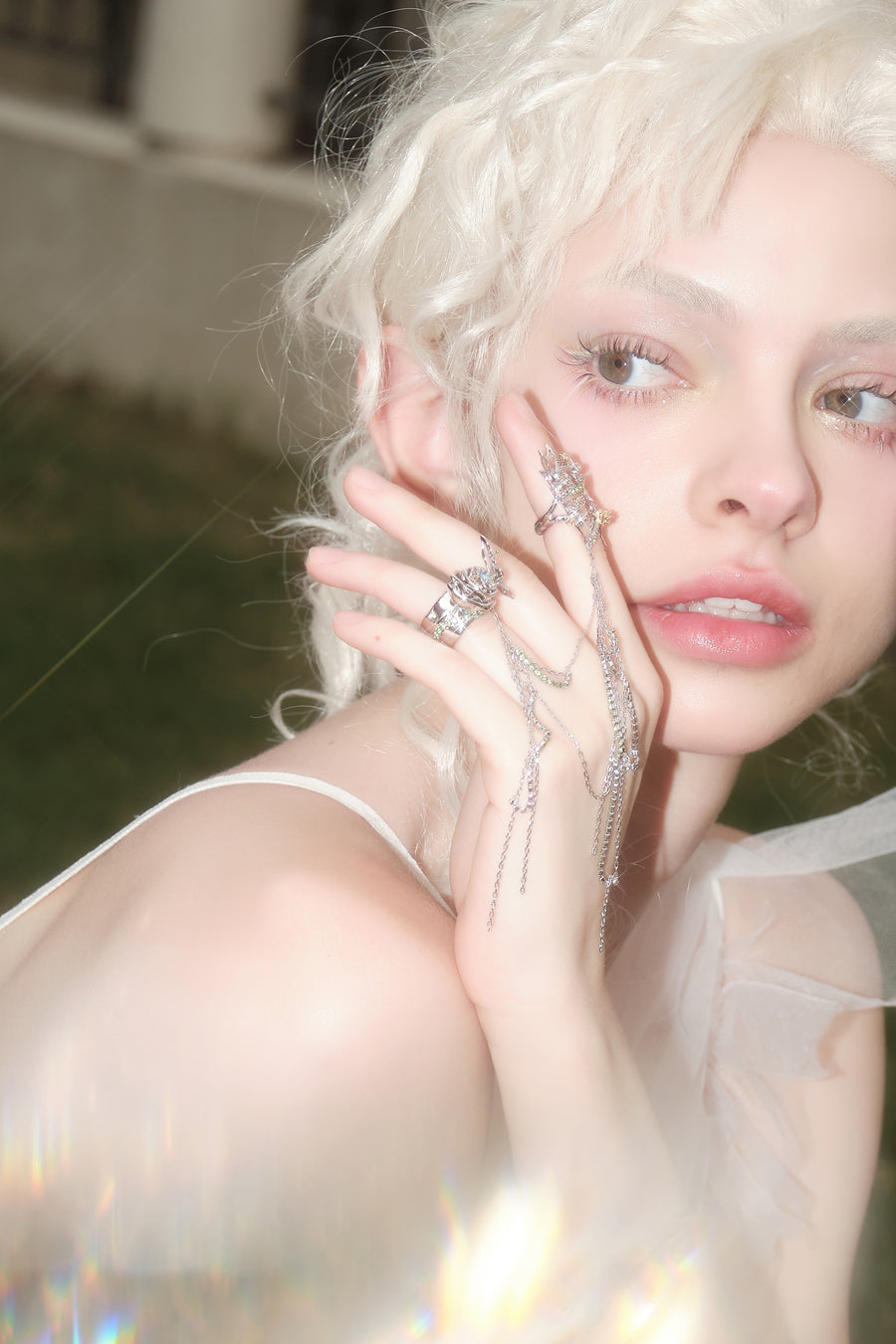 Midnight Rose Garden double rings