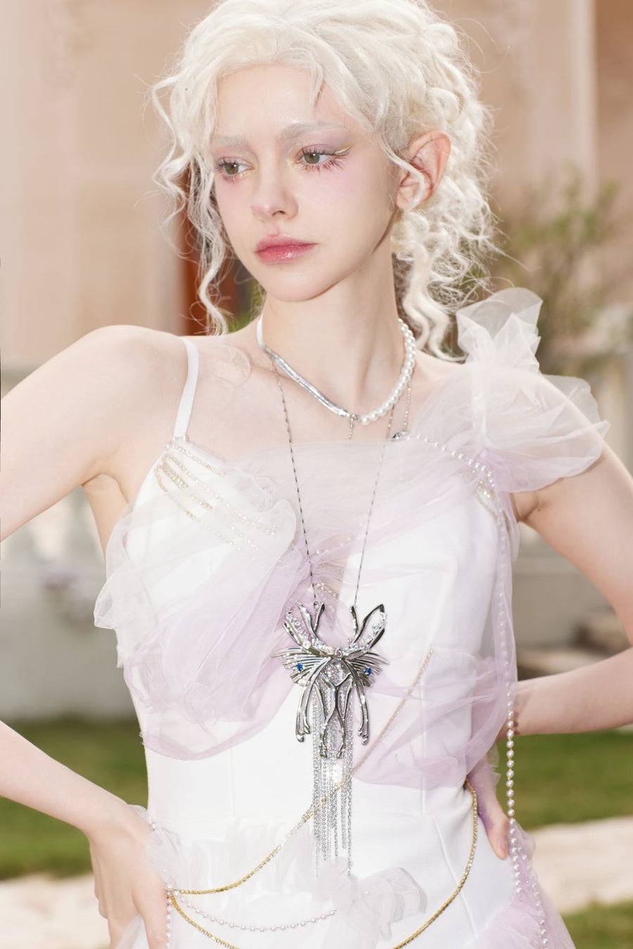 Electronic Butterfly Multifunctional necklace